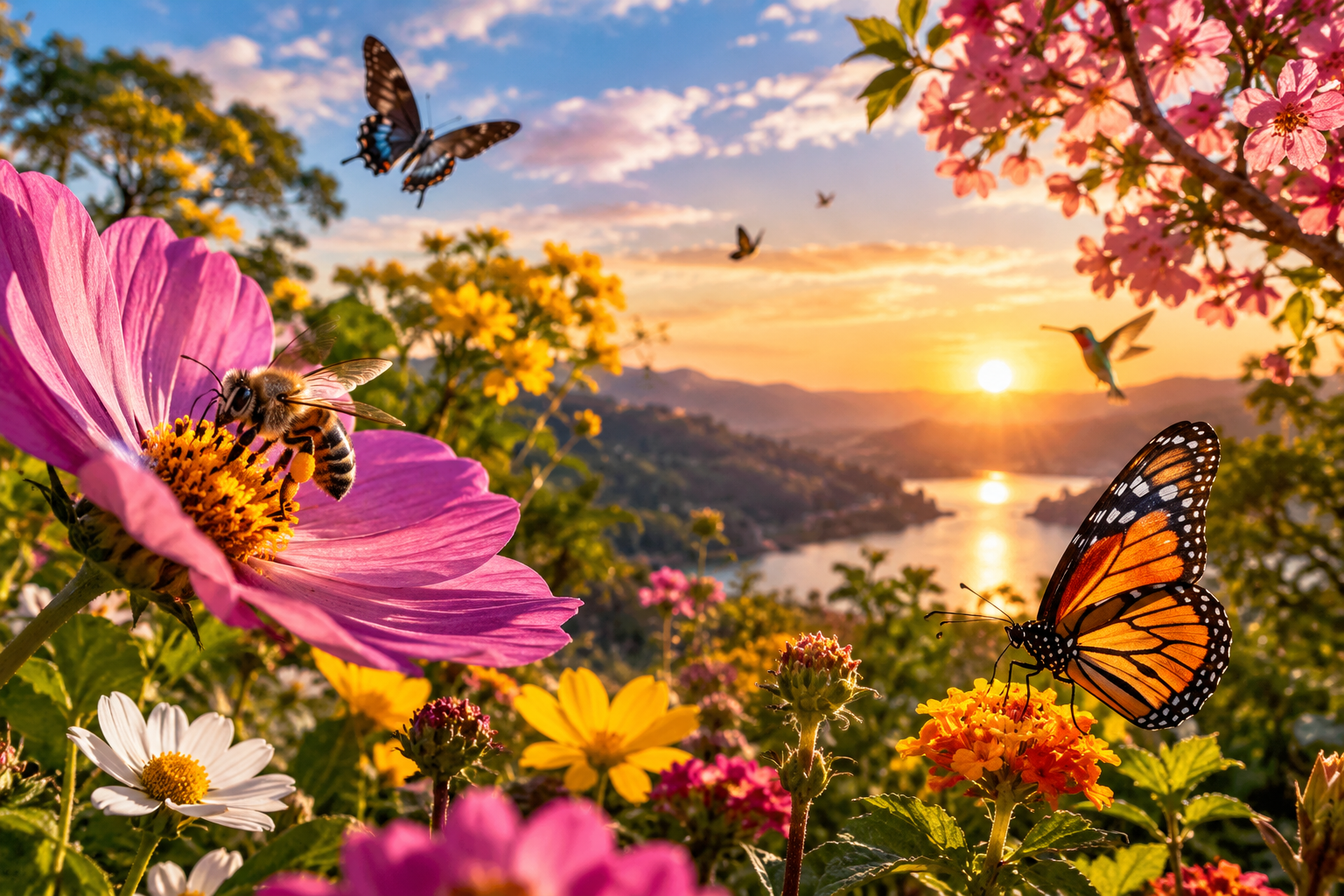 PRIMAVERA CHEGA COM FLORES, POLINIZADORES E UM NOVO CICLO PARA A BIODIVERSIDADE