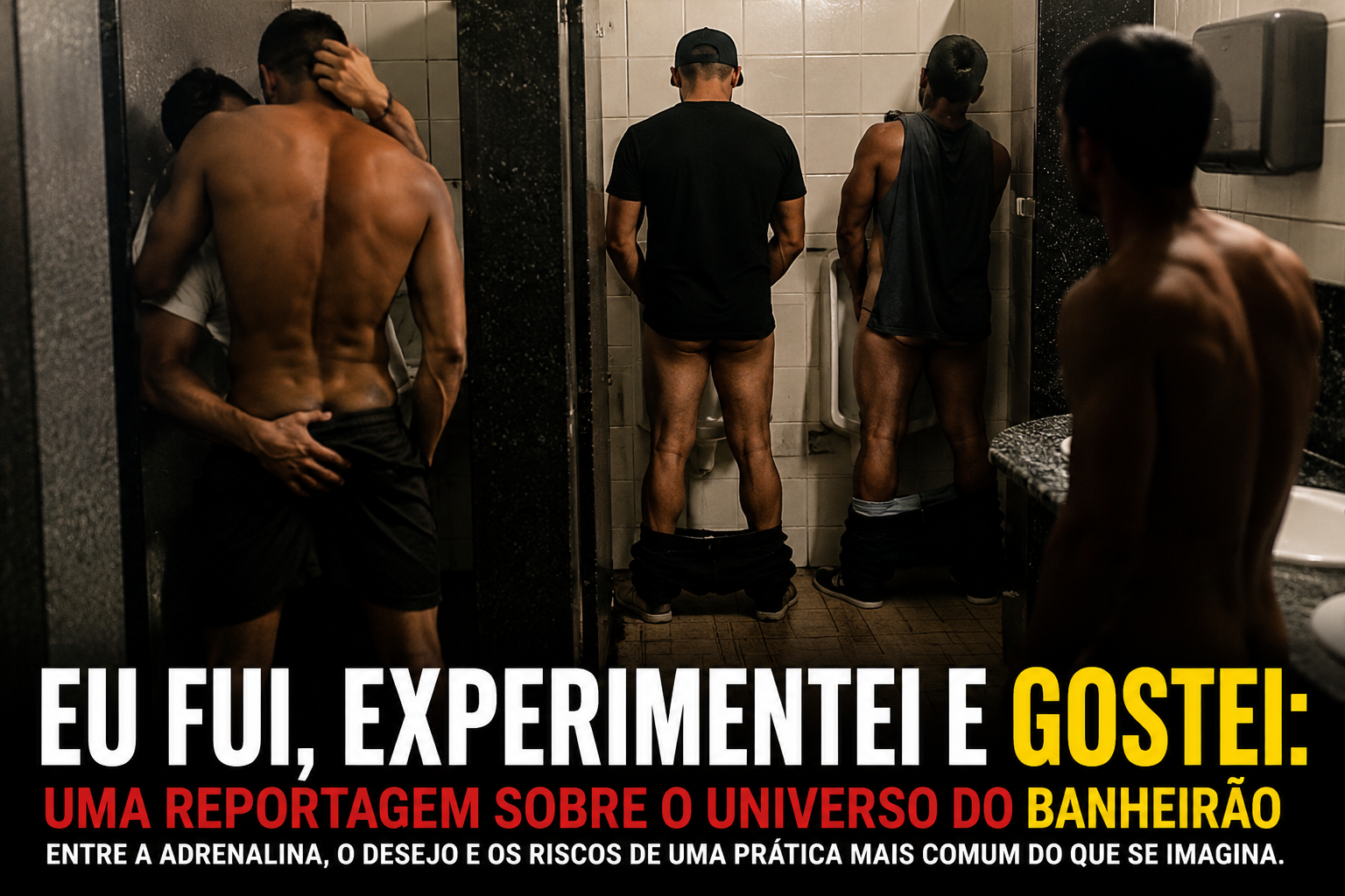  EU FUI, EXPERIMENTEI E GOSTEI: UMA REPORTAGEM SOBRE O UNIVERSO DO BANHEIRÃO