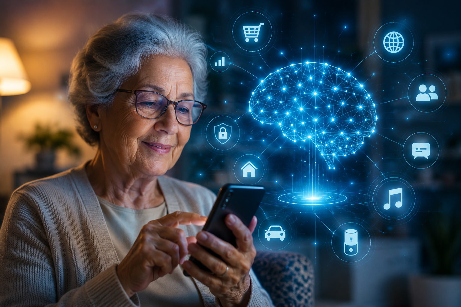 A INTELIGÊNCIA ARTIFICIAL JÁ FAZ PARTE DA SUA VIDA MESMO QUE VOCÊ NÃO PERCEBA: Da recomendação de filmes ao reconhecimento facial do celular, a IA está presente em tarefas que milhões de brasileiros utilizam diariamente, muitas vezes sem perceber.