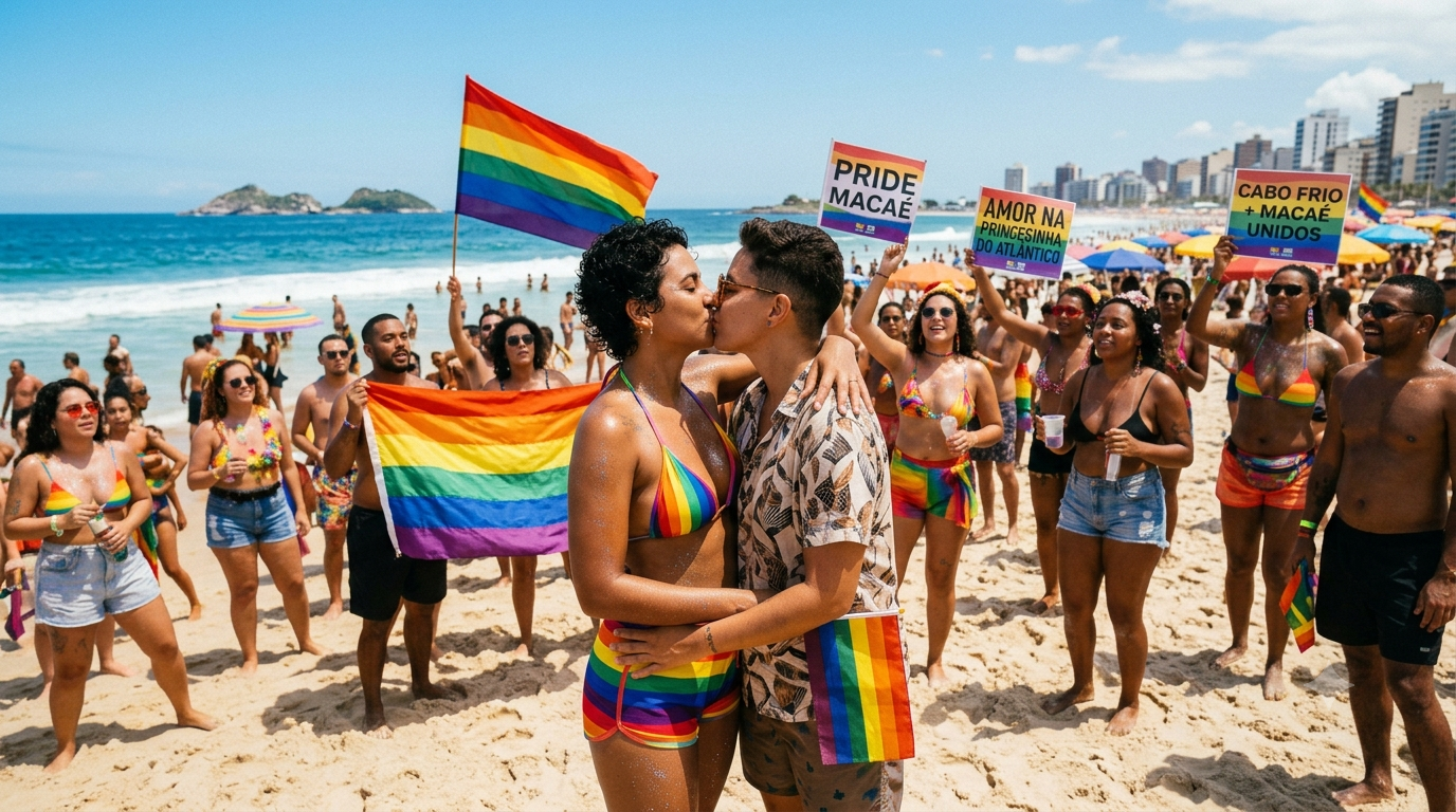 🌈🔥 MACAÉ VAI PARAR! PARADA DO ORGULHO LGBTQIA+ TERÁ CALORÃO DE ATÉ 37°C NESTE DOMINGO