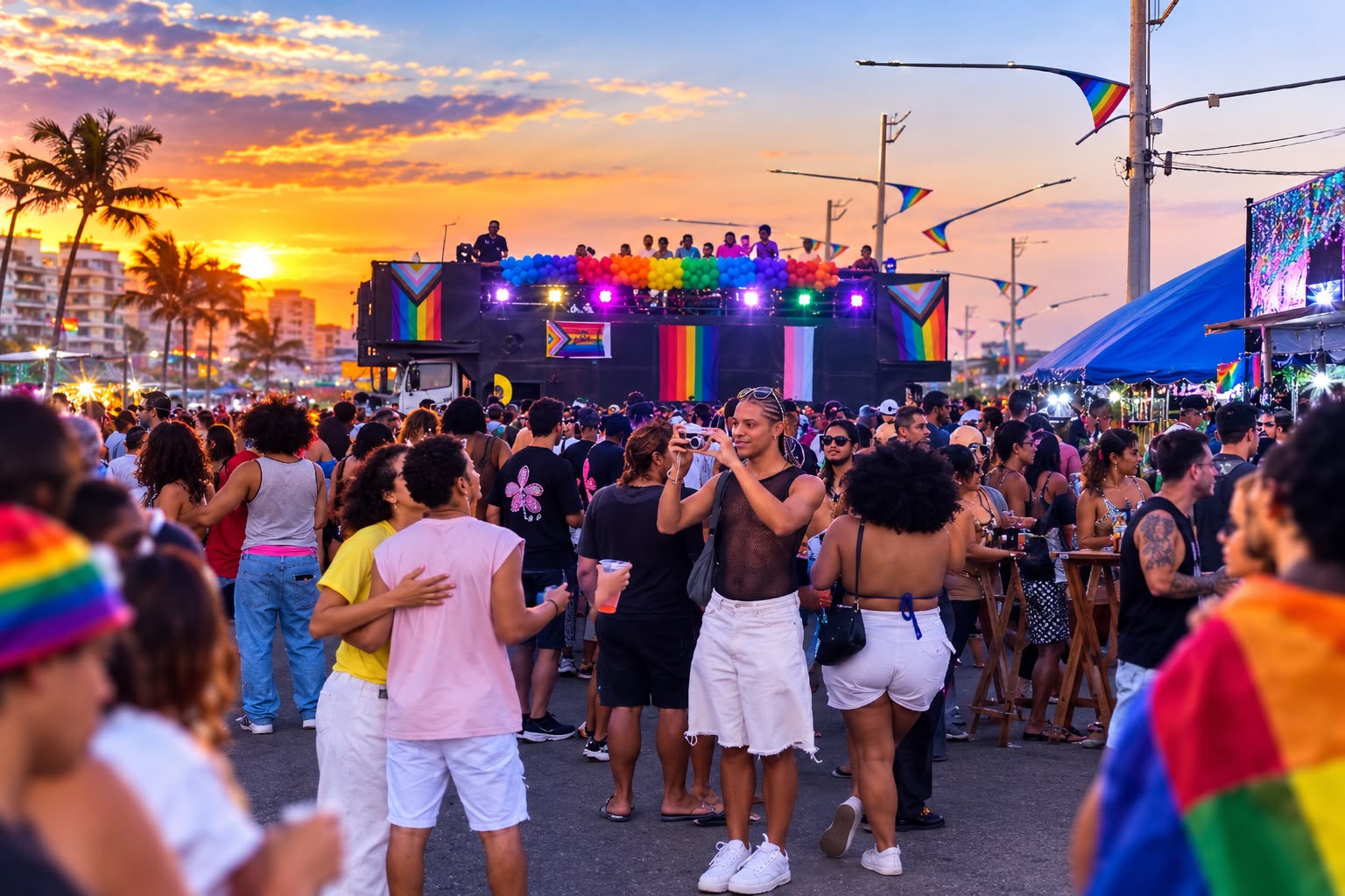 20ª PARADA DO ORGULHO LGBTQIAPN+ DE MACAÉ TERMINA SEM REGISTRO DE OCORRÊNCIAS E TRANSFORMA A NOITE EM CELEBRAÇÃO DA DIVERSIDADE